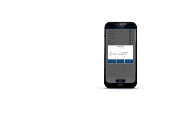 Rastrack APP firma en formulario digital